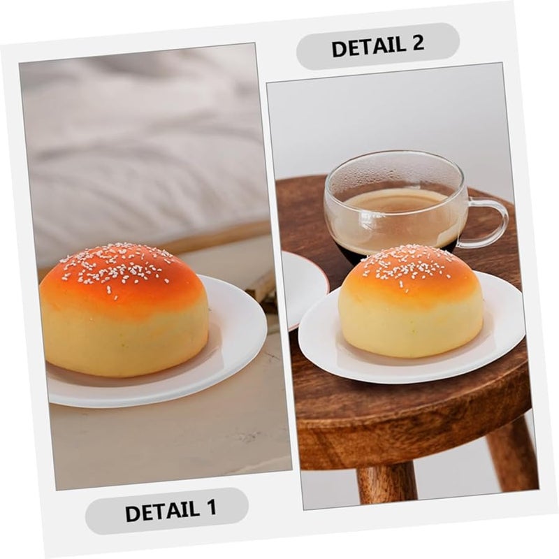 STOBAZA 3 Pack Snack Plates Lightweight Serving Dishes for Desserts Appetizers Home Outdoor Use - Image 5